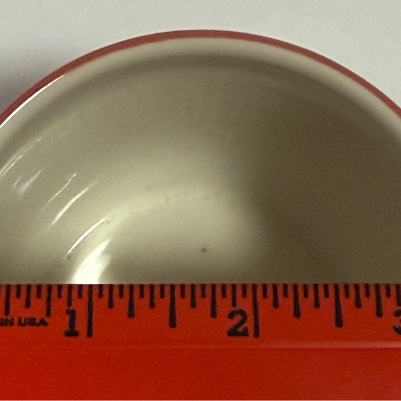 Starbucks 2011 Ceramic Leaf Design Red Ombre Hand-Painted Coffee or Tea Mug 12oz - Picture 9 of 9